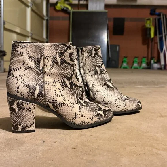 Seychelles Snake Leather Boots ~ 8.5 (NEW) - Picture 3 of 9